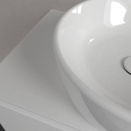 Villeroy & Boch 5A254501 - Tvättställ för bänkskiva ARCHITECTURA Ø 45 cm keramik/vit