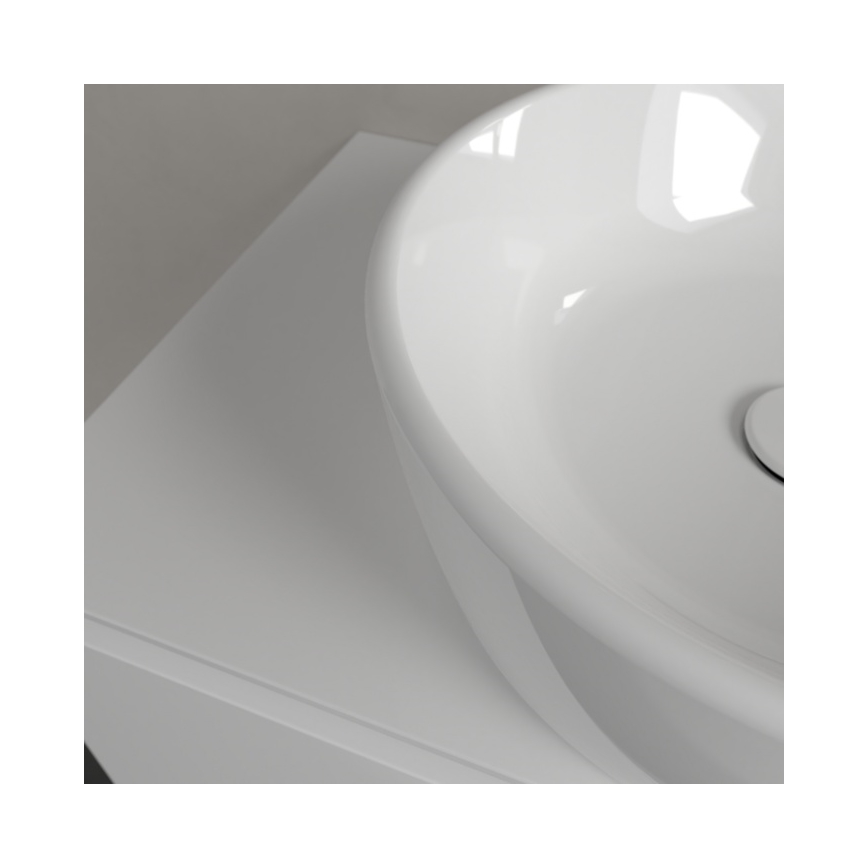 Villeroy & Boch 5A254501 - Tvättställ för bänkskiva ARCHITECTURA Ø 45 cm keramik/vit