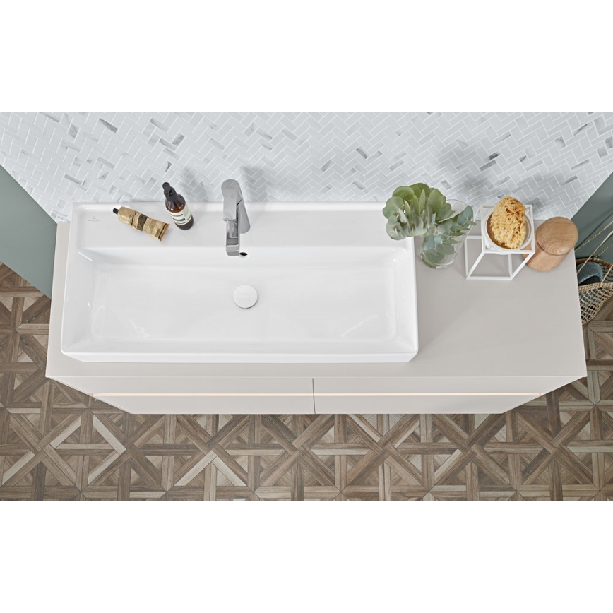 Villeroy & Boch 68100001 - Bottenventil för tvättställ vit/blank krom