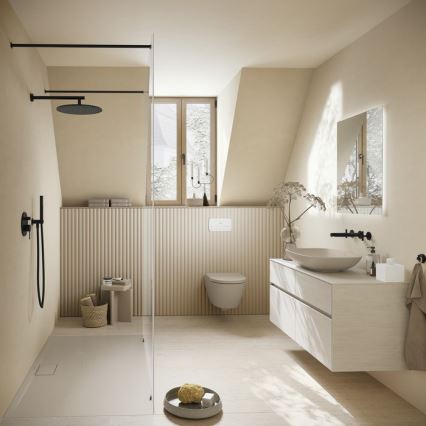 Villeroy & Boch 8M42S1AM - Toalettsits SoftClose SUBWAY 3.0 beige