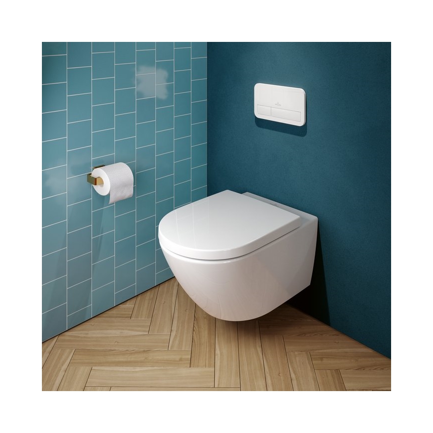 Villeroy & Boch 8M42S1T1 - Toalettsits SoftClose SUBWAY 3.0 vit