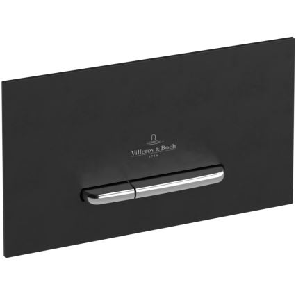 Villeroy & Boch 922169AN - Spolknapp VICONNECT matt svart/matt krom