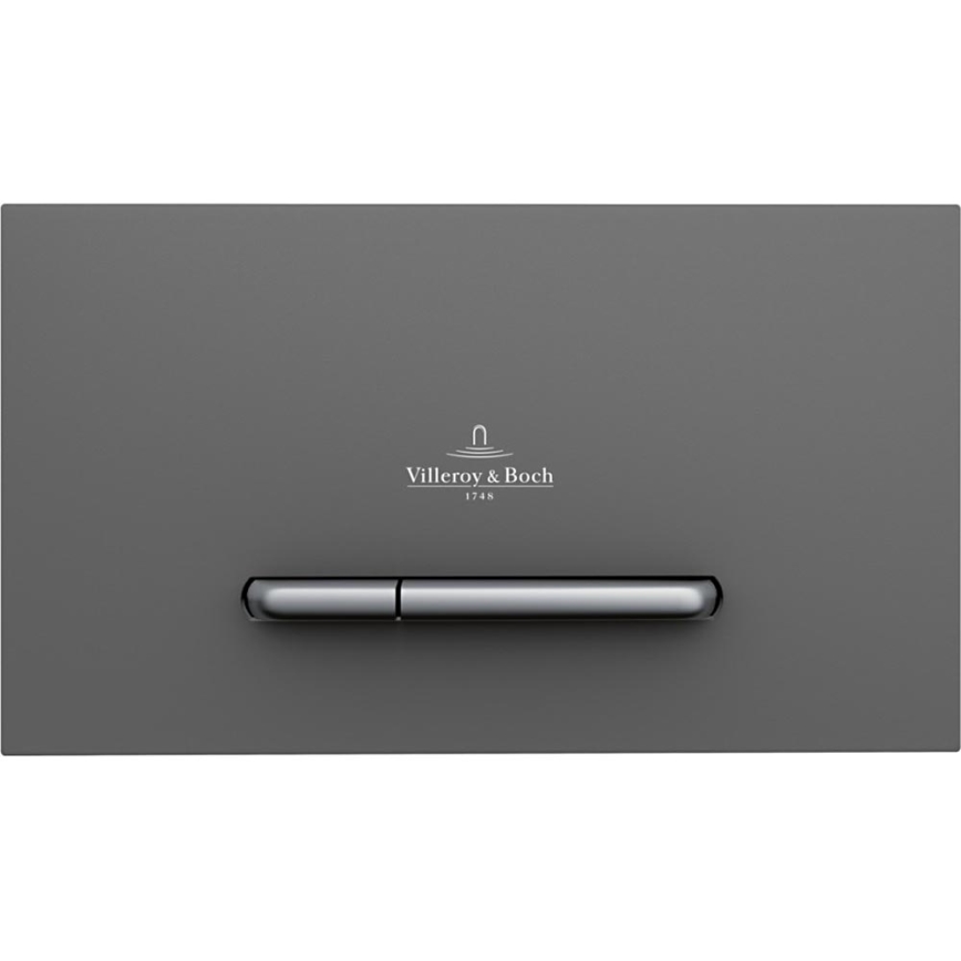 Villeroy & Boch 922169D8 - Spolningsknapp VICONNECT antracit/matt krom