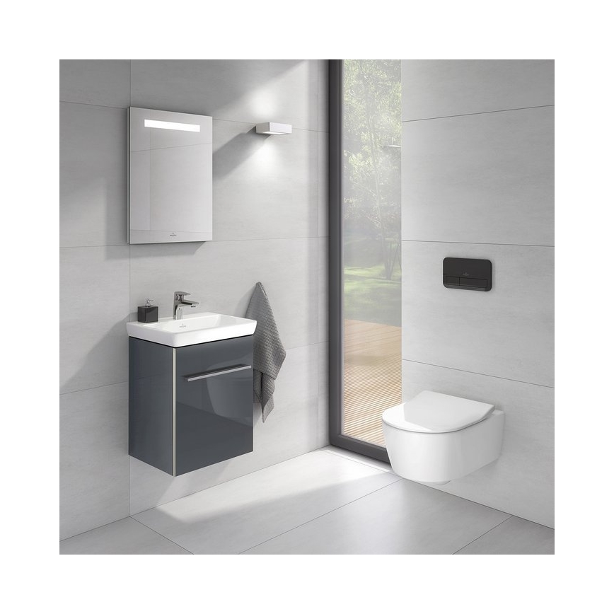 Villeroy & Boch 922400RB - VICONNECT spolknapp i blank svart
