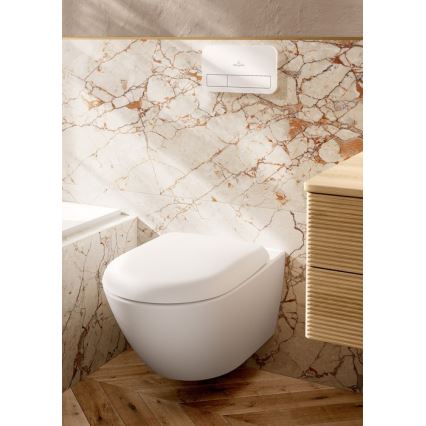 Villeroy & Boch 922400RE - Spolknapp VICONNECT blank vit