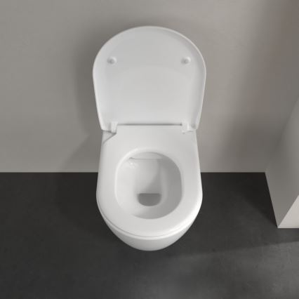 Villeroy & Boch 9M87S101 - Toalettsits SoftClose AVENTO vit
