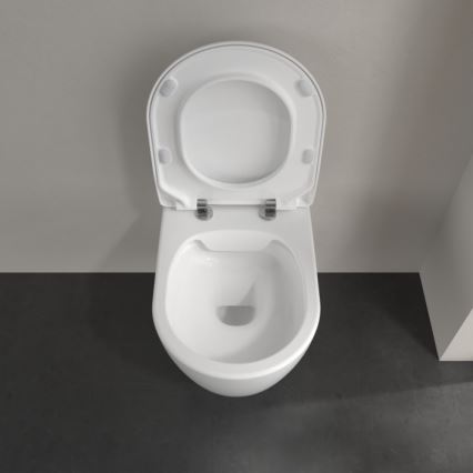 Villeroy & Boch 9M87S101 - Toalettsits SoftClose AVENTO vit