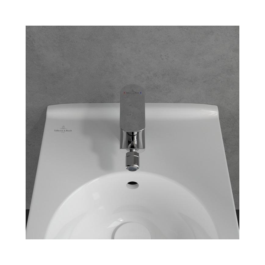 Villeroy & Boch TVB10420111061 - Bidettblandare + bottenventil O.NOVO blank krom