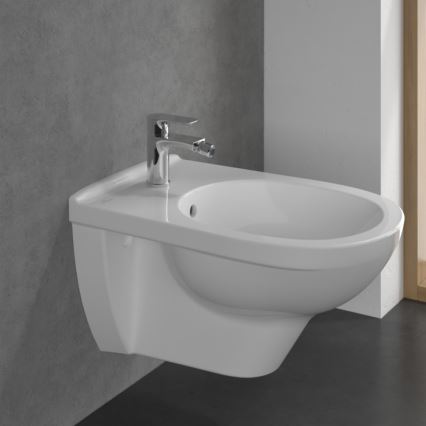 Villeroy & Boch TVB10420111061 - Bidettblandare + bottenventil O.NOVO blank krom