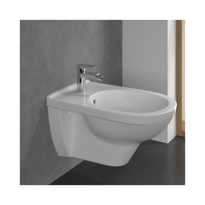 Villeroy & Boch TVB10420111061 - Bidettblandare + bottenventil O.NOVO blank krom