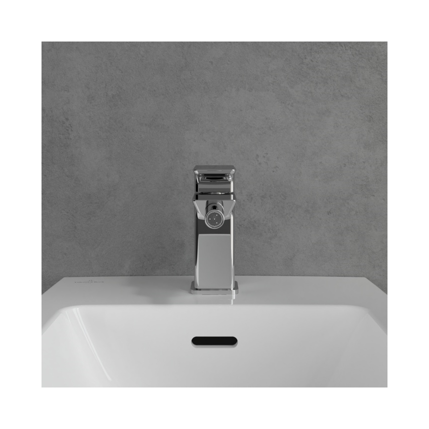 Villeroy & Boch TVB11200100061 - Bidettblandare + bottenventil SUBWAY 3.0 blank krom