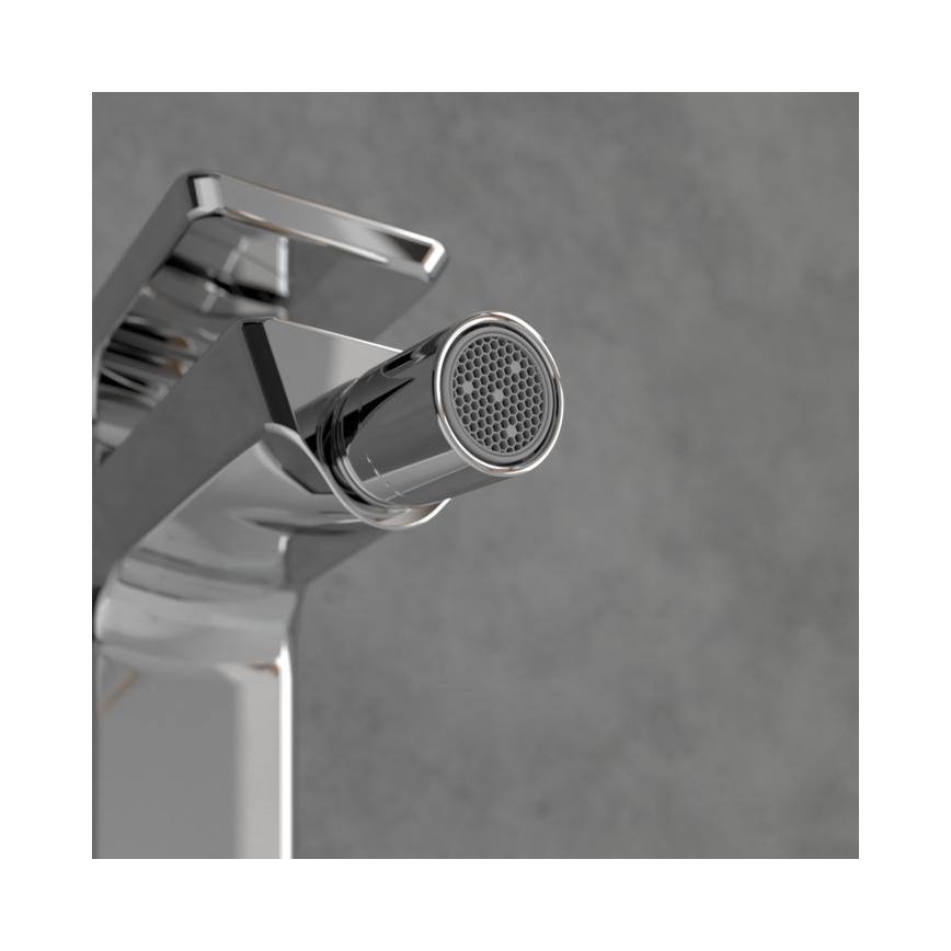 Villeroy & Boch TVB11200100061 - Bidettblandare + bottenventil SUBWAY 3.0 blank krom
