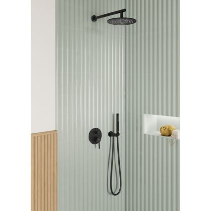 Villeroy & Boch TVC000462000K5 - Duschhållare med anslutning, matt svart