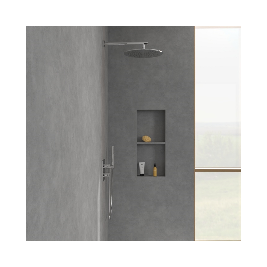Villeroy & Boch TVD00065300061 - Termostatstyrd duschblandare för inbyggnad, blank krom