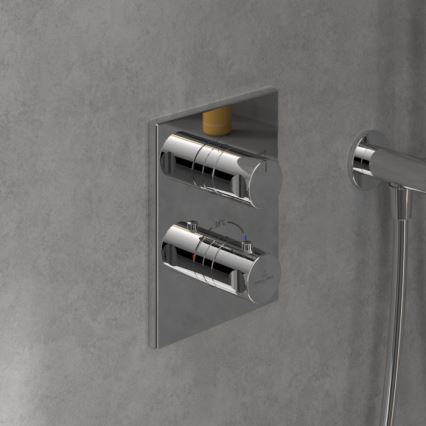 Villeroy & Boch TVD00065300061 - Termostatstyrd duschblandare för inbyggnad, blank krom