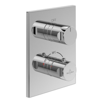 Villeroy & Boch TVD00065300061 - Termostatstyrd duschblandare för inbyggnad, blank krom