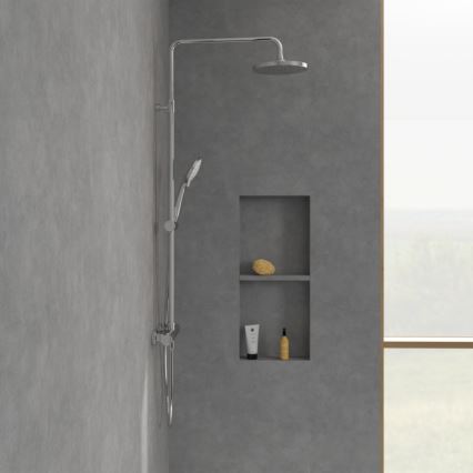 Villeroy & Boch TVS10900200061 - UNIVERSAL duschset med blandare i polerad krom