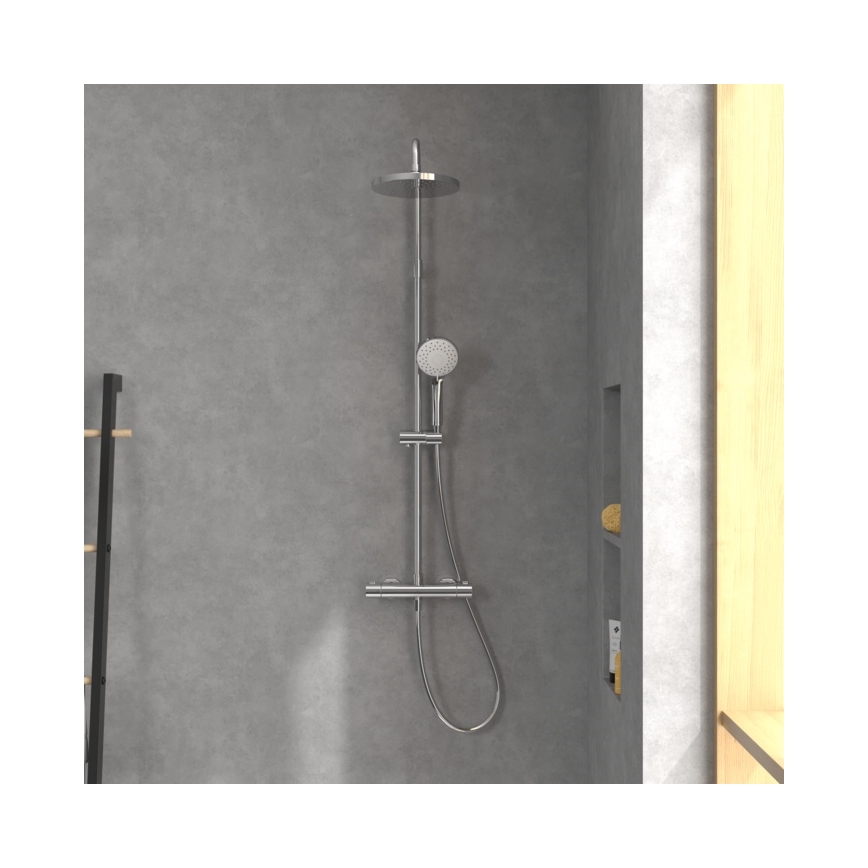 Villeroy & Boch TVS10900200061 - UNIVERSAL duschset med blandare i polerad krom