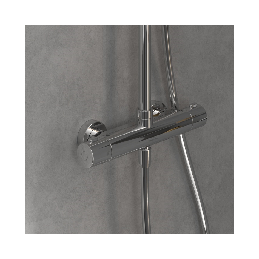 Villeroy & Boch TVS10900200061 - UNIVERSAL duschset med blandare i polerad krom