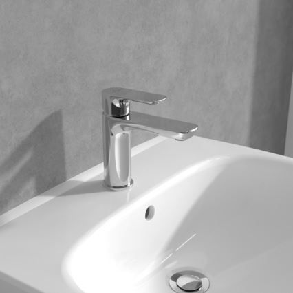 Villeroy & Boch TVW10400300161 - Tvättställsblandare O.NOVO 15,5 cm blank krom
