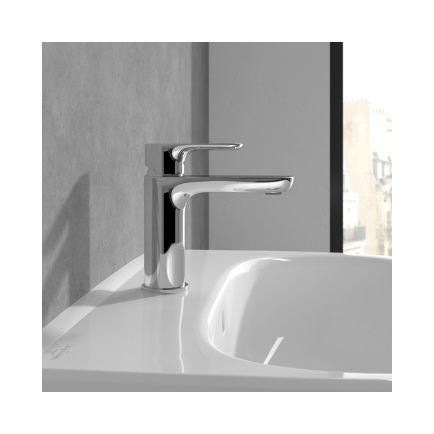 Villeroy & Boch TVW10400300161 - Tvättställsblandare O.NOVO 15,5 cm blank krom