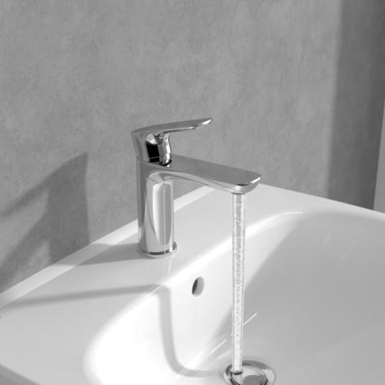 Villeroy & Boch TVW10400300161 - Tvättställsblandare O.NOVO 15,5 cm blank krom