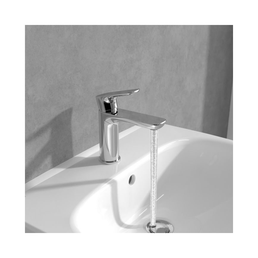 Villeroy & Boch TVW10400300161 - Tvättställsblandare O.NOVO 15,5 cm blank krom