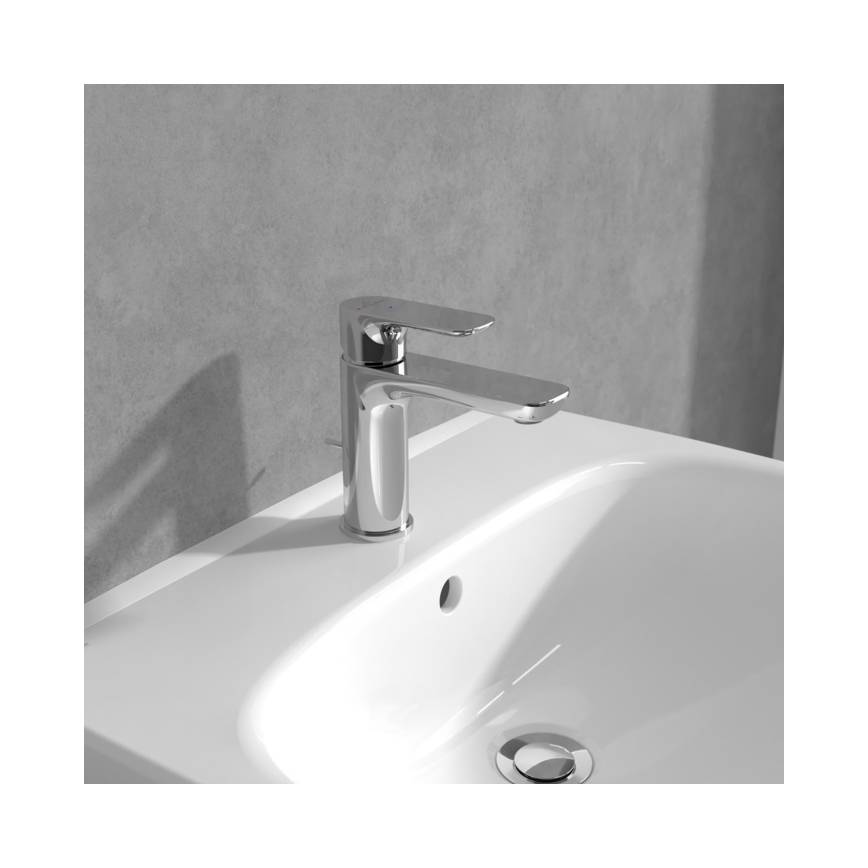 Villeroy & Boch TVW10400400161 - Tvättställsblandare O.NOVO 15,5 cm blank krom