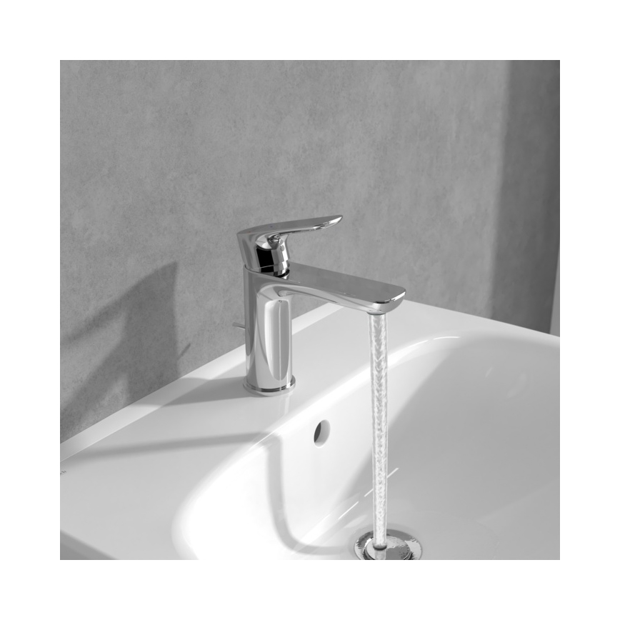 Villeroy & Boch TVW10400400161 - Tvättställsblandare O.NOVO 15,5 cm blank krom