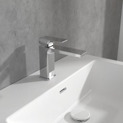 Villeroy & Boch TVW11200300061 - Tvättställsblandare SUBWAY 15,5 cm blank krom