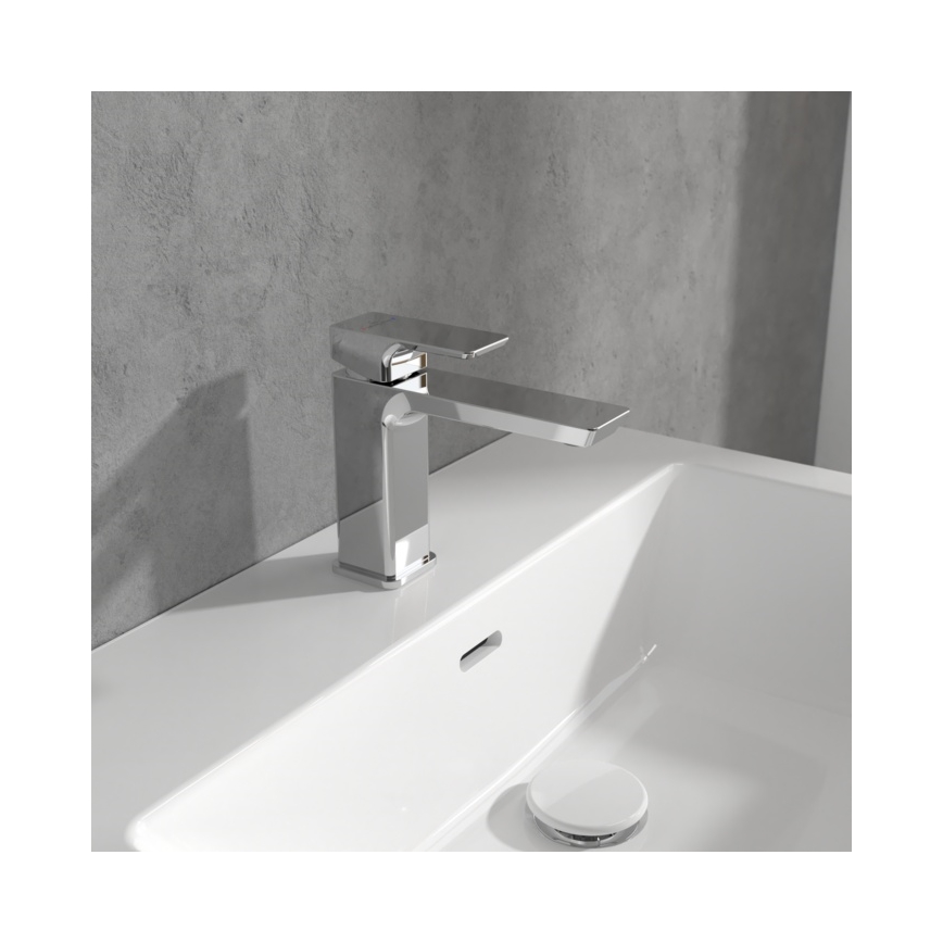 Villeroy & Boch TVW11200300061 - Tvättställsblandare SUBWAY 15,5 cm blank krom