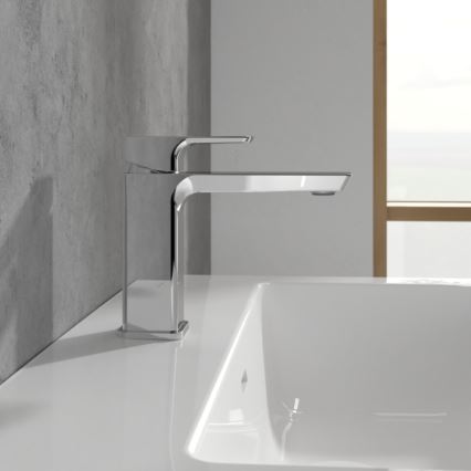 Villeroy & Boch TVW11200300061 - Tvättställsblandare SUBWAY 15,5 cm blank krom