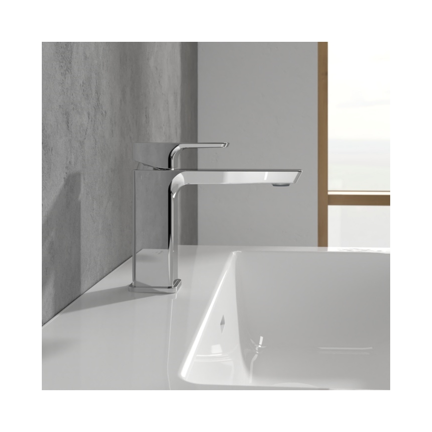 Villeroy & Boch TVW11200300061 - Tvättställsblandare SUBWAY 15,5 cm blank krom