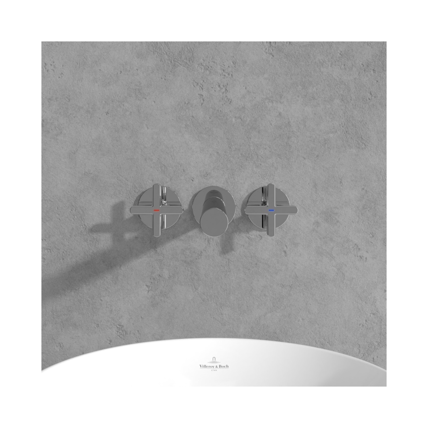 Villeroy & Boch TVZ10601200061 - Tvättställsblandare LOOP&FRIENDS polerat krom