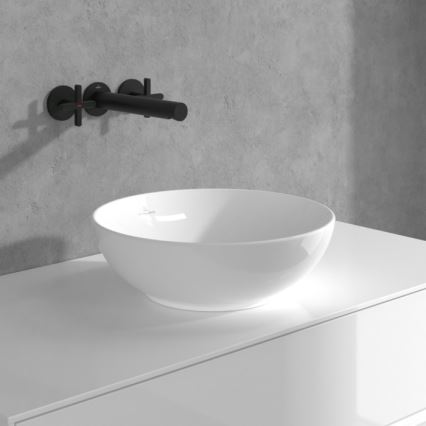 Villeroy & Boch TVZ106012000K5 - Tvättställsblandare LOOP&FRIENDS matt svart