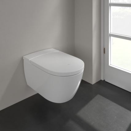 Villeroy & Boch V0E100R1 - Väggmonterad bidé med SoftClose VICLEAN-sits, keramik/vit +fjärrkontroll