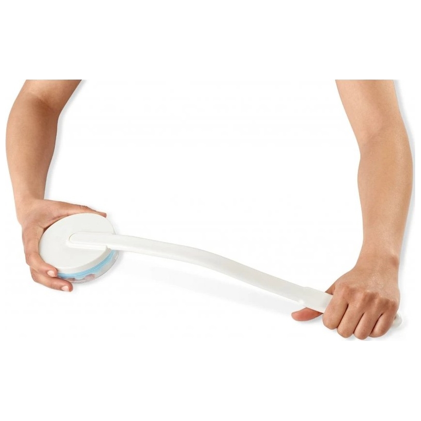 Vitility - Applikator för duschgel/kroppslotion vit/blå