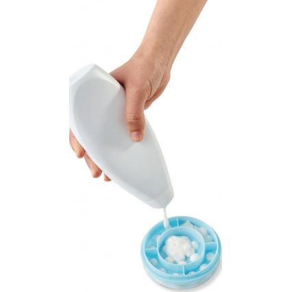 Vitility - Applikator för duschgel/kroppslotion vit/blå