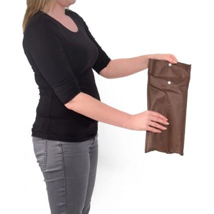 Vitility - Hopfällbar käpp 92 cm brun