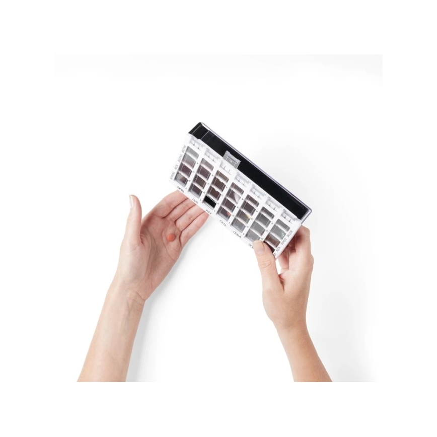 Vitility - Veckodosett vit/svart