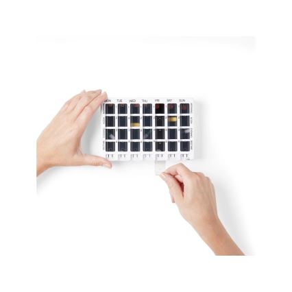 Vitility - Veckodosett vit/svart