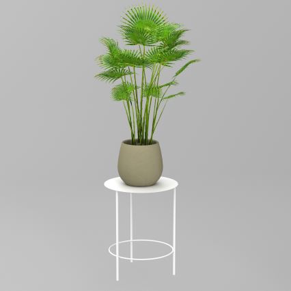 Blomsterställ 40x32 cm vit
