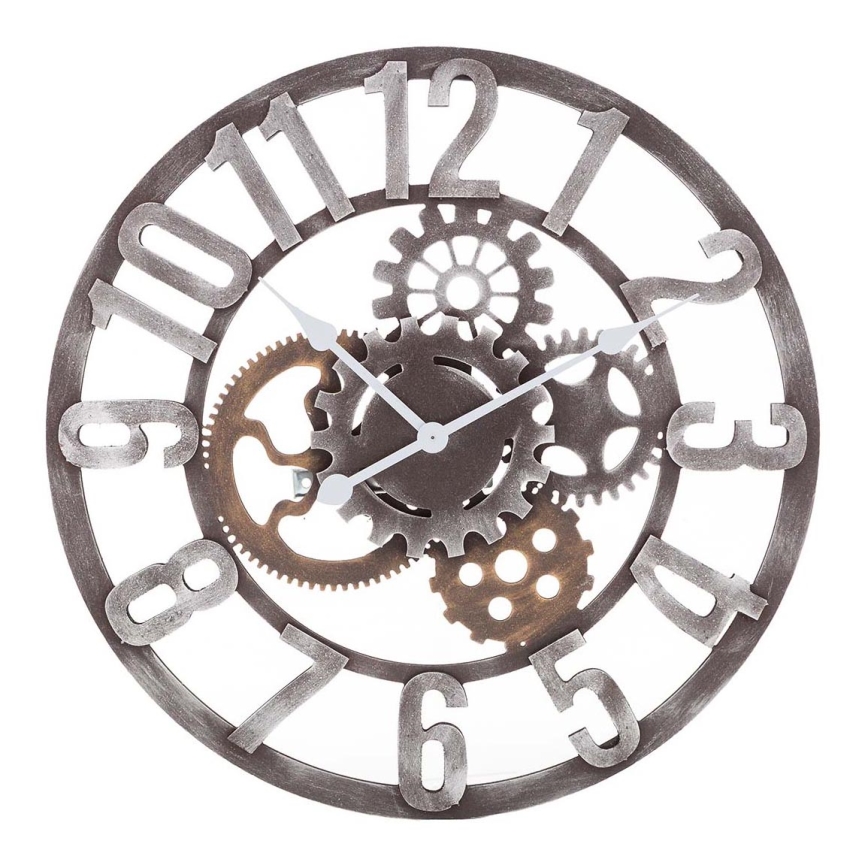 Wall clock 1xAA diameter 60 cm trä