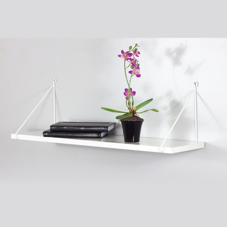 Wall shelf ARMONI 20x72 cm vit