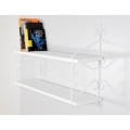 Wall shelf SERAMONI 51x72 cm vit