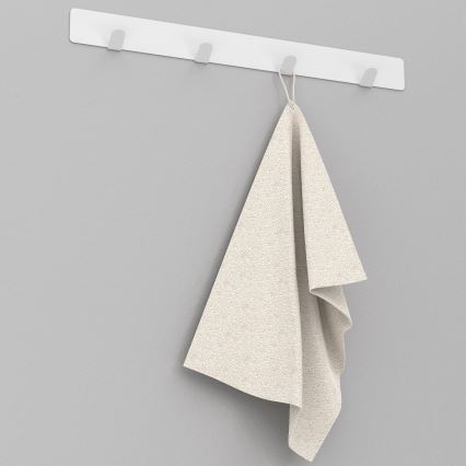 Wall towel holder 40 cm vit