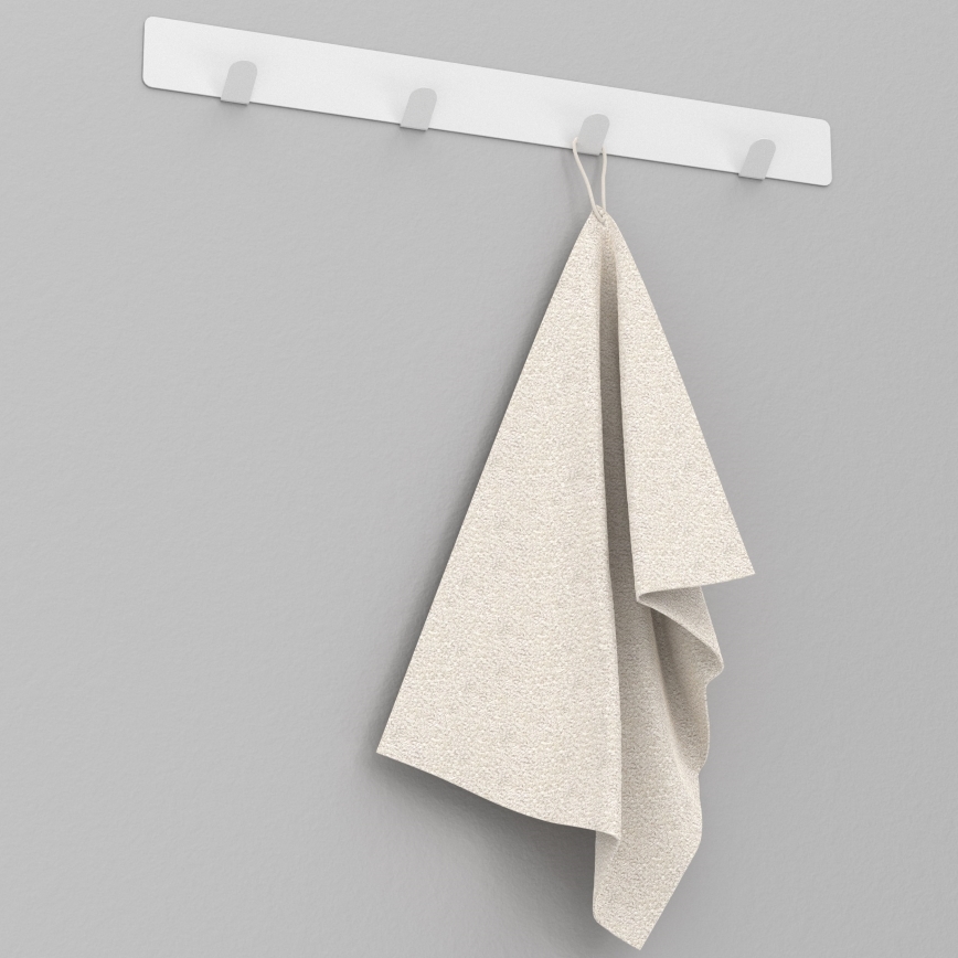 Wall towel holder 40 cm vit