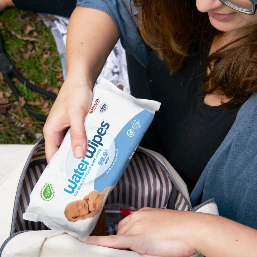 WaterWipes - KIT 9x plastfria våtservetter 60 delar (540 pcs)