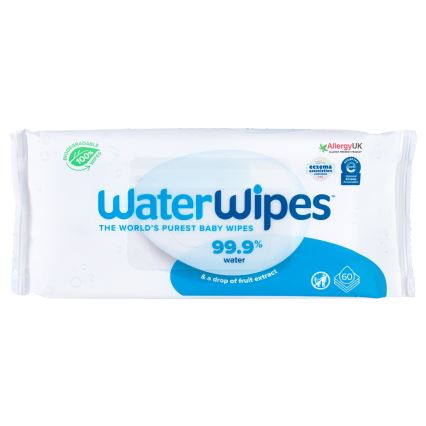 WaterWipes - KIT 9x plastfria våtservetter 60 delar (540 pcs)