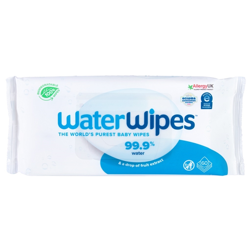 WaterWipes - KIT 9x plastfria våtservetter 60 delar (540 pcs)